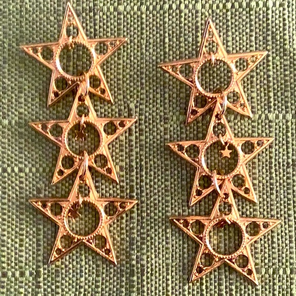Kirk’s Folly Gold Tone Star Earrings - Picture 4 of 7